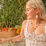 Necklace Summer Candy Berry Sunset