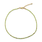 Ketting Matcha Green Faceted Mini