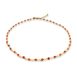 Necklace Shimmer Topaz orange