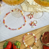 Necklace Summer Candy Berry Sunset