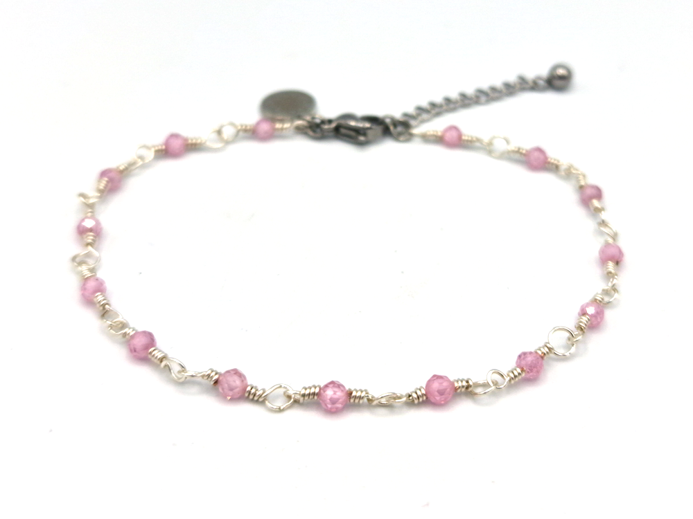 Bracelet Shimmer Rose quartz