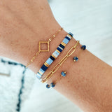 Bracelet Natural stones blue